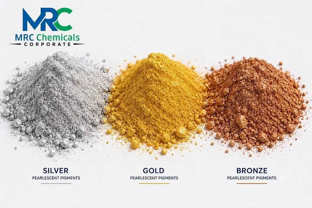 Pearlescent Pigments (Silver, Gold, Bronze) — MRC Chemicals